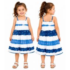 child's indigo dress